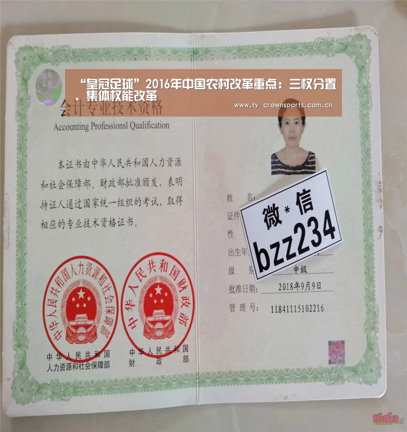 “皇冠足球”2016年中国农村改革重点:三权分置、集体权能改革(图1) 皇冠体育官网